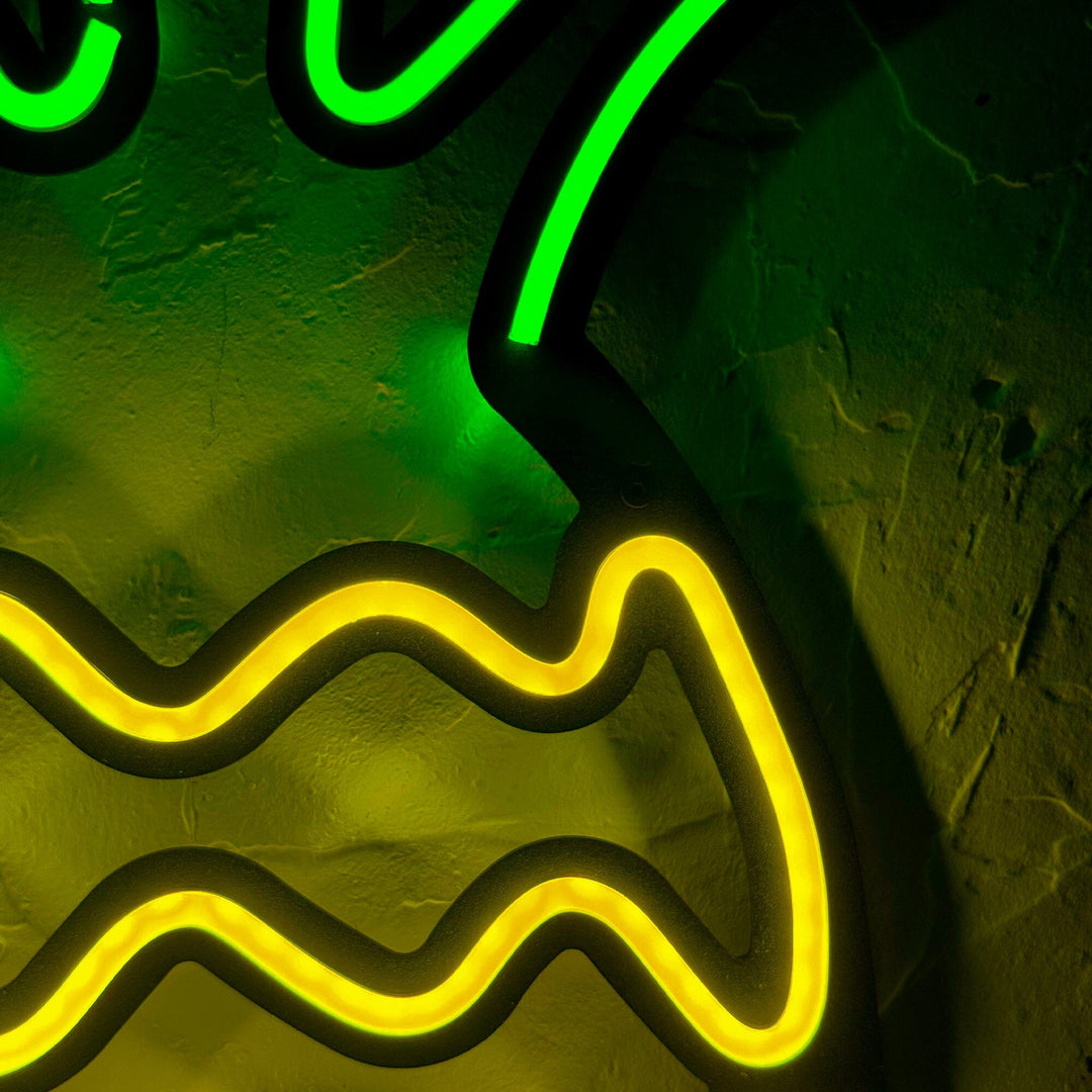 Ananas - Neon Wall Art, | Hoagard