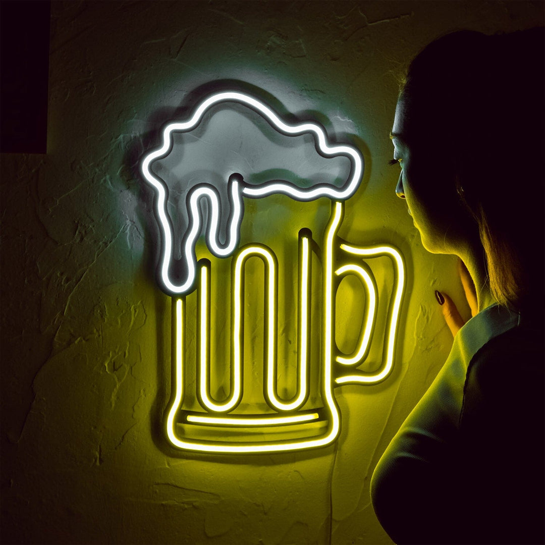 Beer - Neon Wall Art, | Hoagard