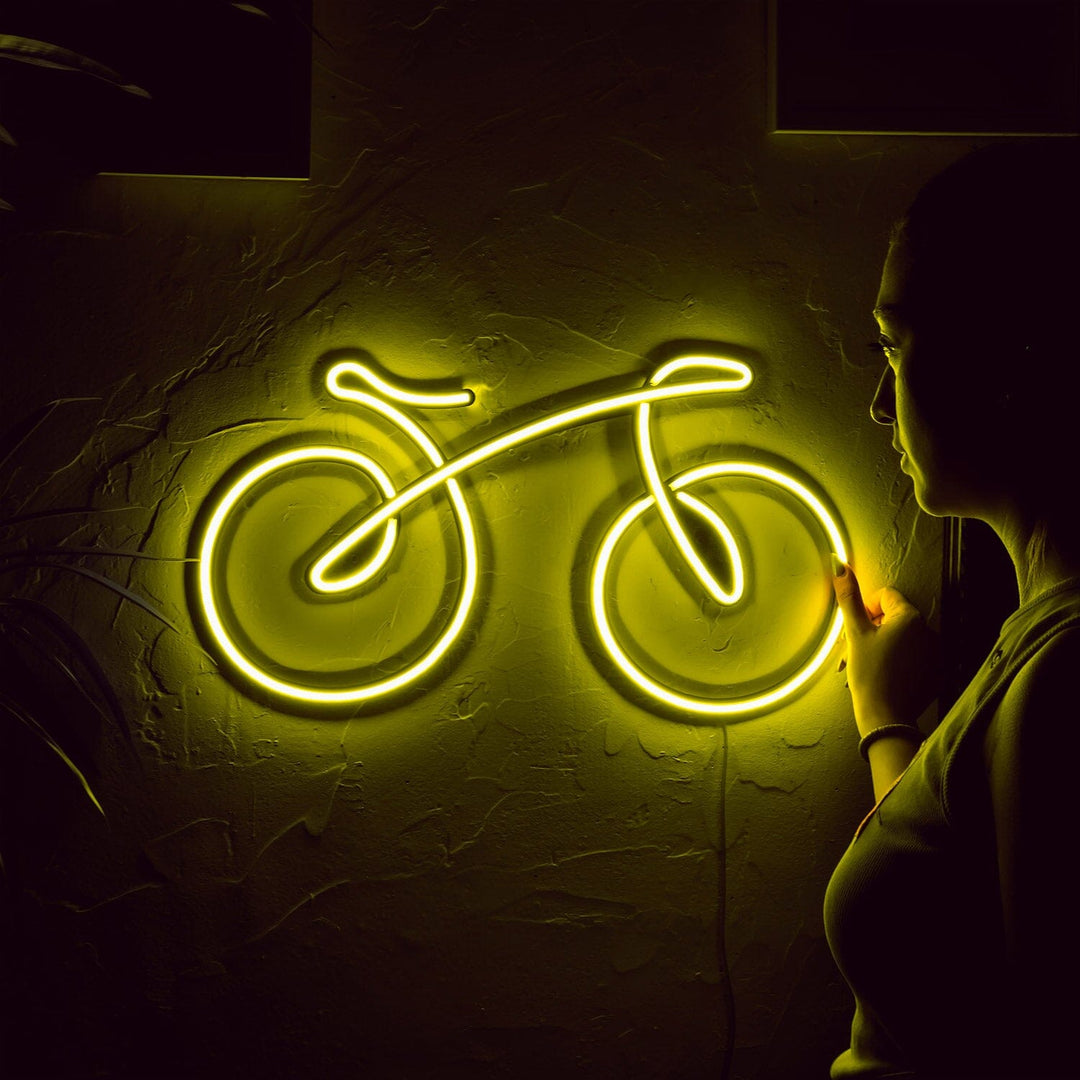 Bicycle - Neon Wall Art, | Hoagard