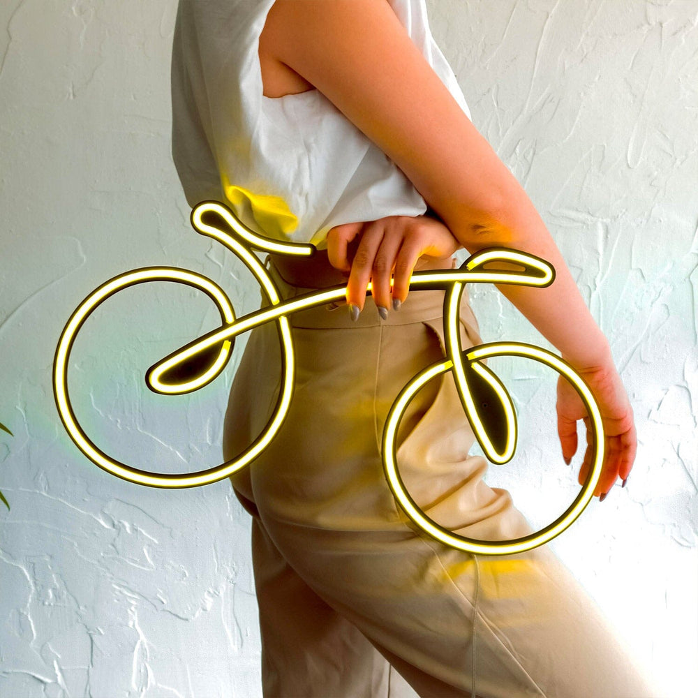 Bicycle - Neon Wall Art, | Hoagard