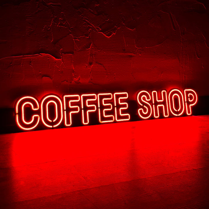 Coffee Shop - Neon Wall Art, | Hoagard