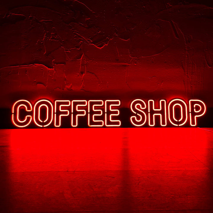 Coffee Shop - Neon Wall Art, | Hoagard