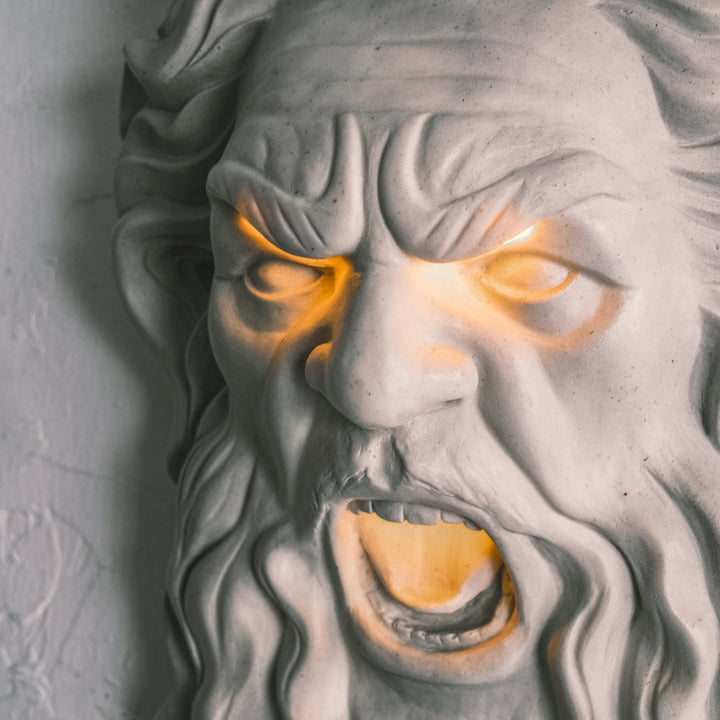 Zeus White - Neon Wall Art, | Hoagard.co