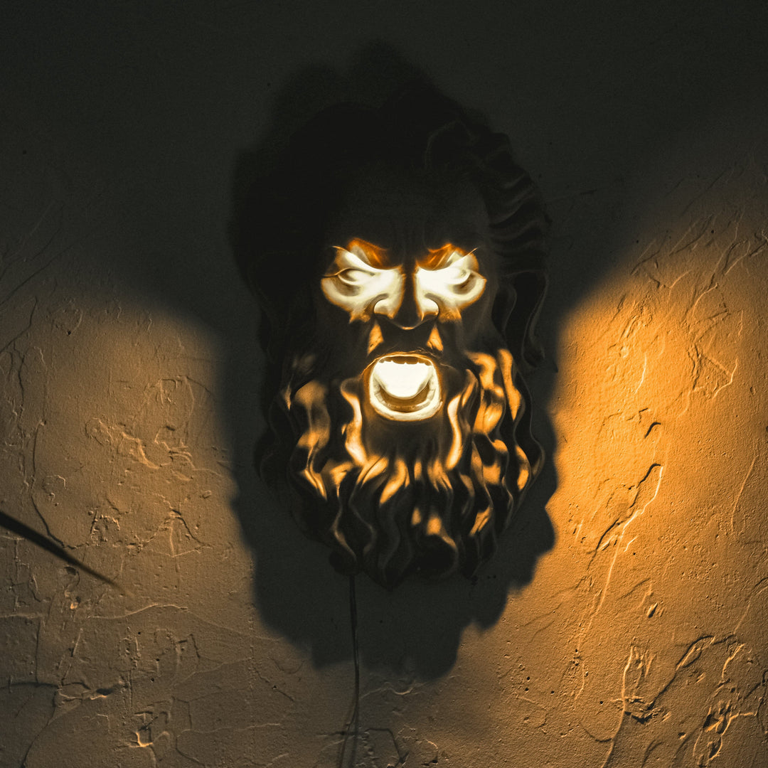 Zeus White - Neon Wall Art, | Hoagard.co