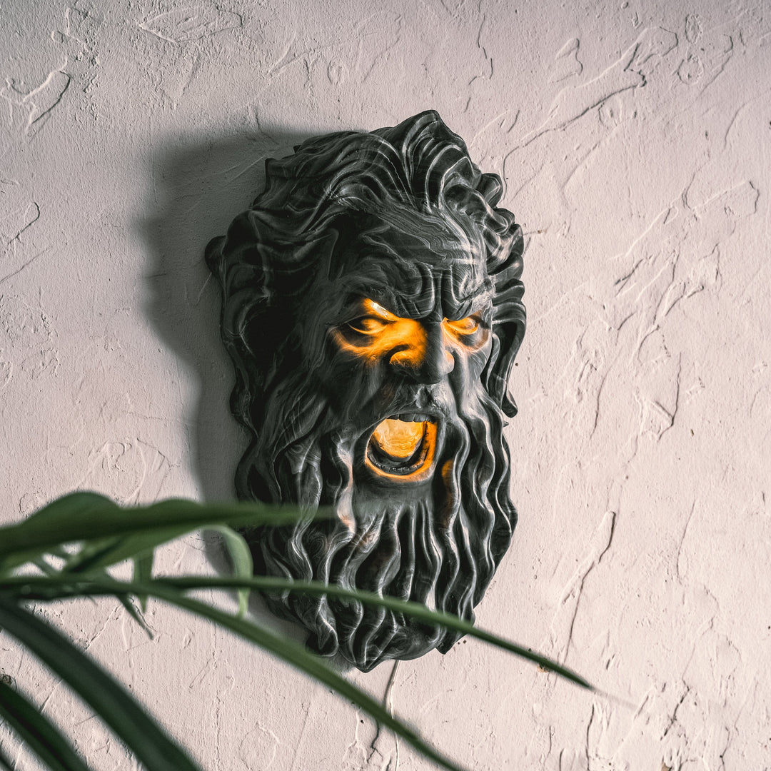 Zeus Black - Neon Wall Art, | Hoagard.co