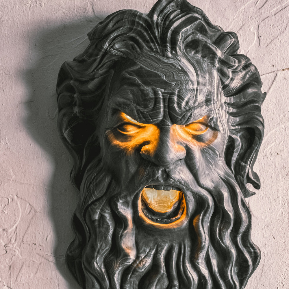 Zeus Black - Neon Wall Art, | Hoagard.co