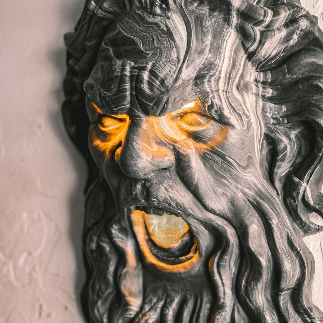 Zeus Black - Neon Wall Art, | Hoagard.co