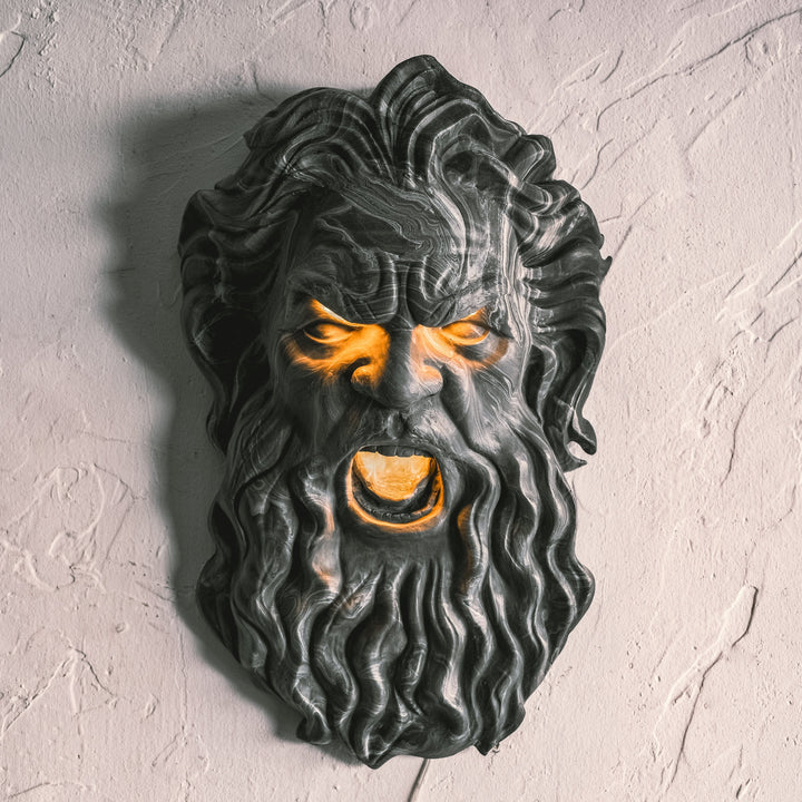 Zeus Black - Neon Wall Art, | Hoagard.co