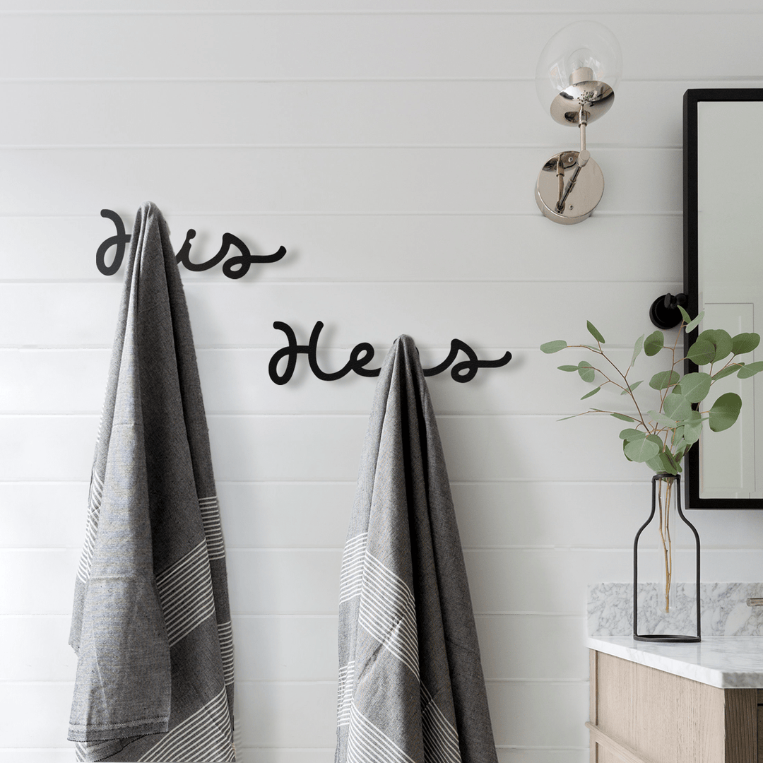 His / Hers Metal Rack - Metal Wall Art, | Hoagard.co