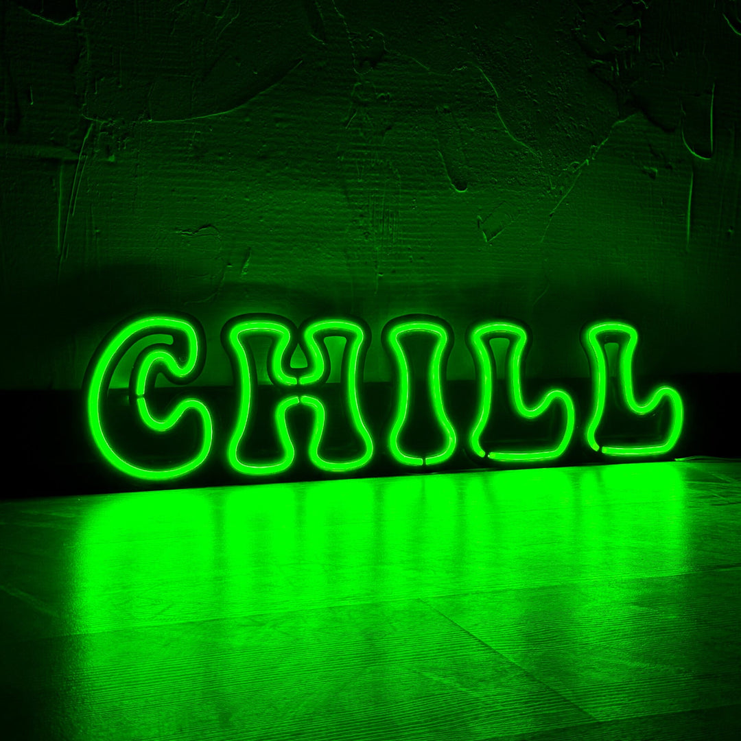 Chill - Neon Wall Art, | Hoagard.co