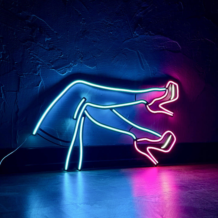 Lacy Legs - Neon Wall Art, | Hoagard.co