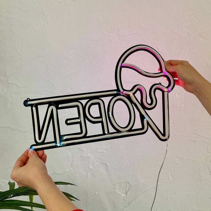 Open Door Sign 5 - Neon Wall Art, | Hoagard.co