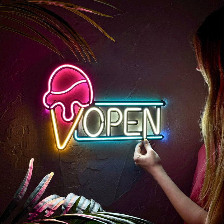 Open Door Sign 5 - Neon Wall Art, | Hoagard.co