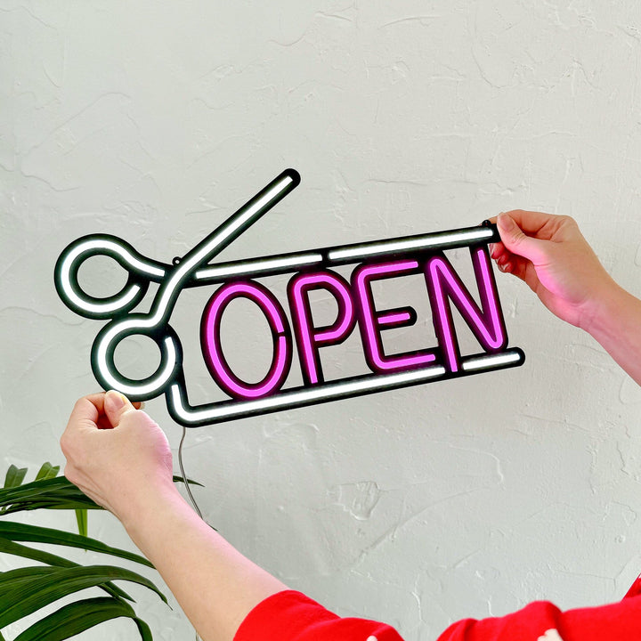 Open Door Sign 6 - Neon Wall Art, | Hoagard.co