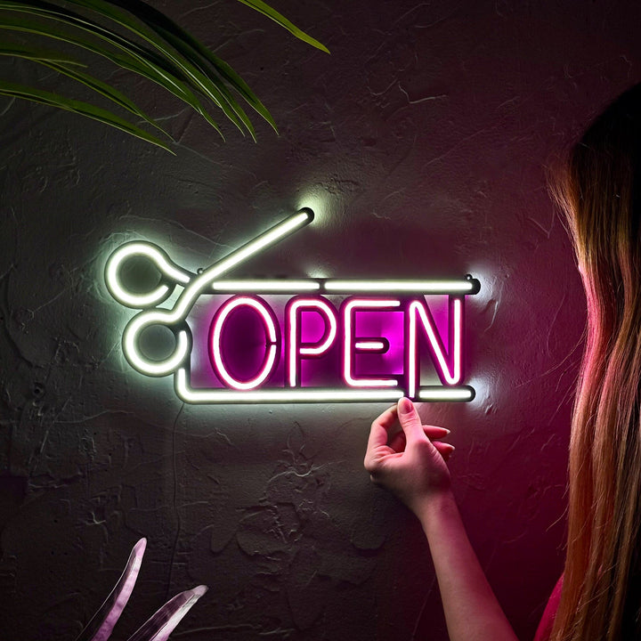 Open Door Sign 6 - Neon Wall Art, | Hoagard.co