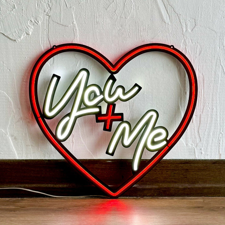 You+Me - Neon Wall Art, | Hoagard.co