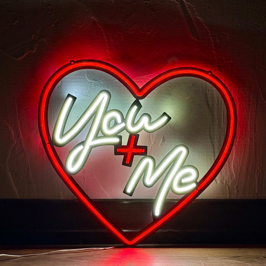 You+Me - Neon Wall Art, | Hoagard.co