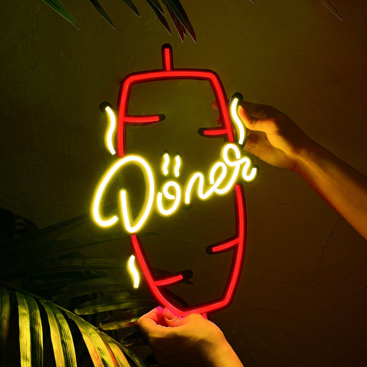 Döner 01 - Neon Wall Art, | Hoagard.co