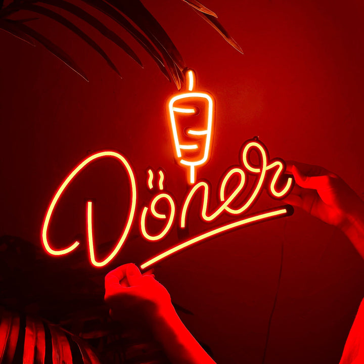 Döner 02 - Neon Wall Art, | Hoagard.co