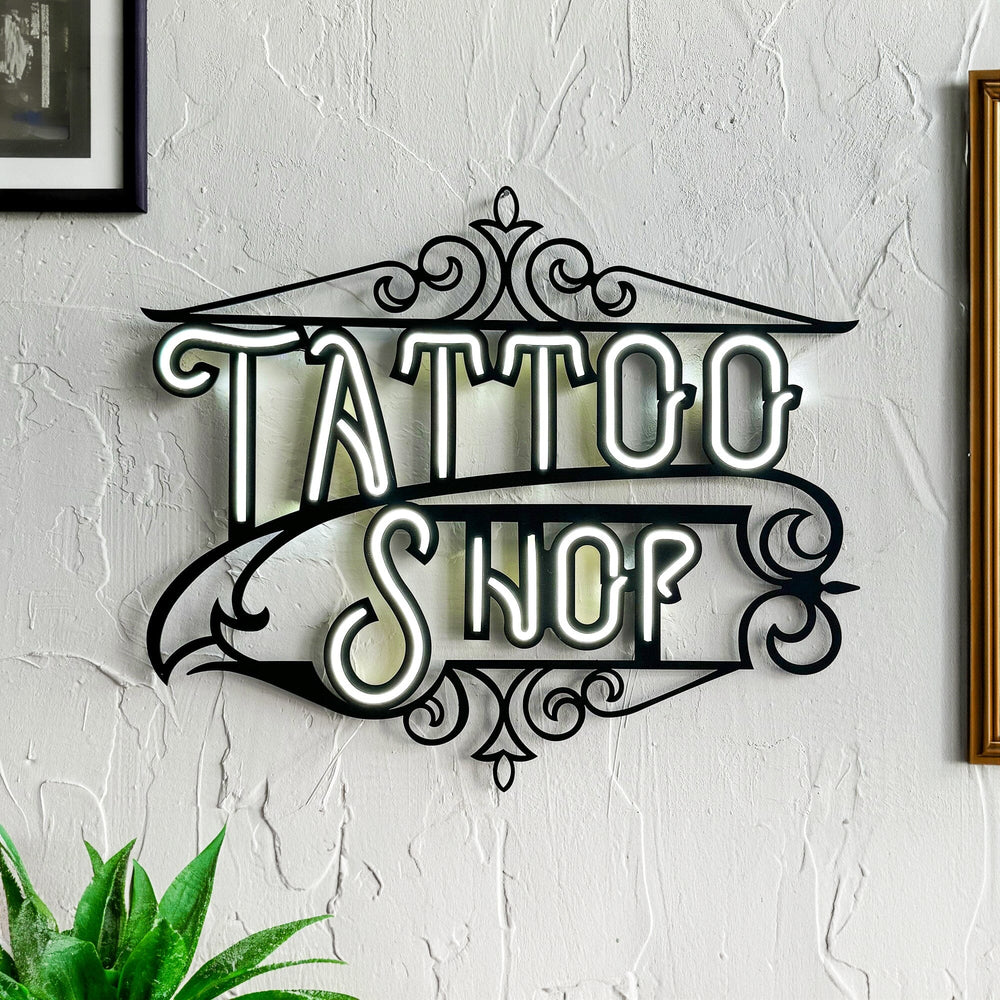 Tattoo Shop - Neon Wall Art, | Hoagard.co