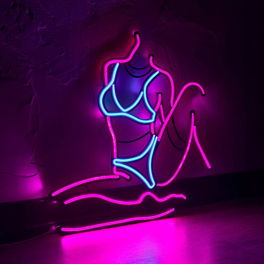 Femme Fatale 2 - Neon Wall Art, | Hoagard.co