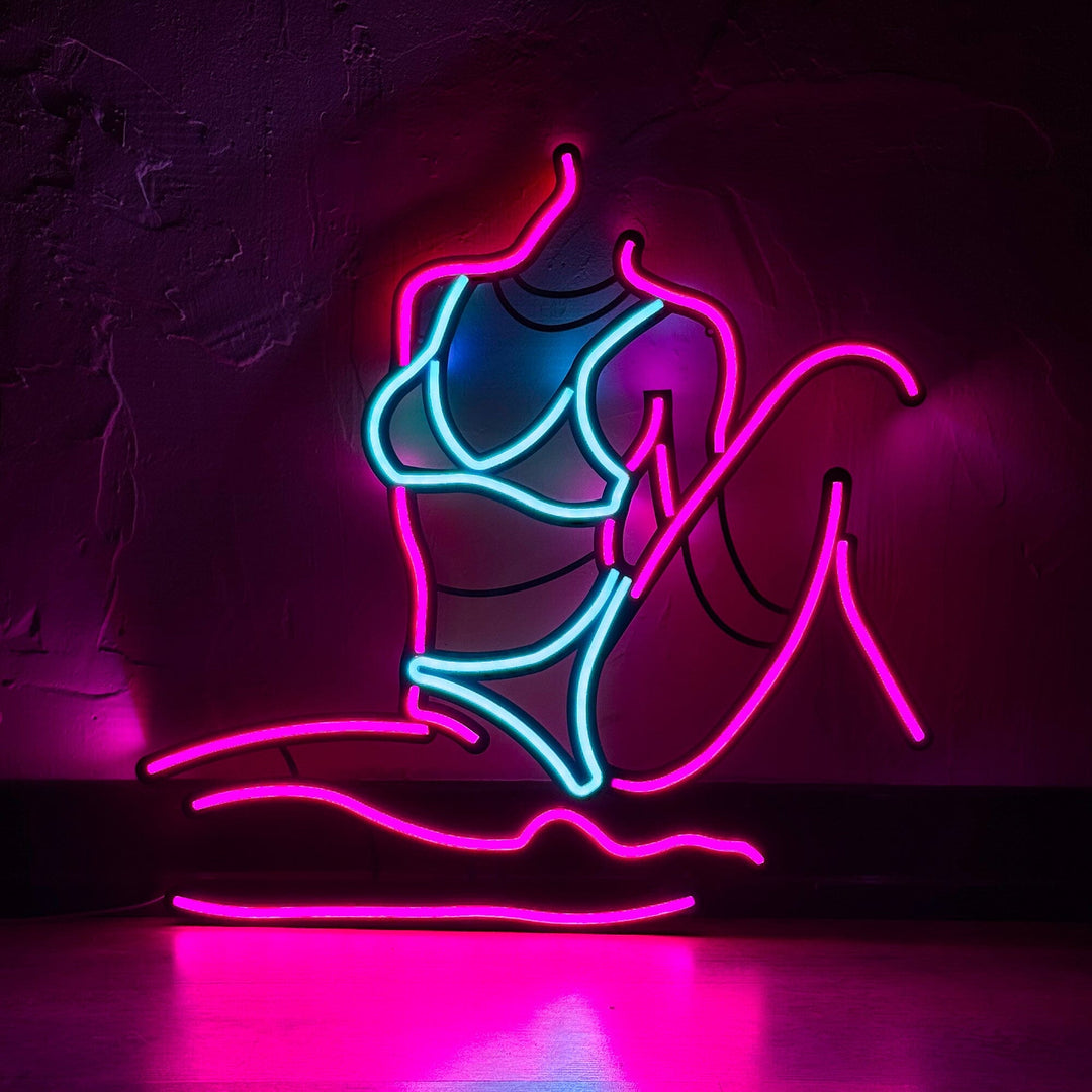 Femme Fatale 2 - Neon Wall Art, | Hoagard.co