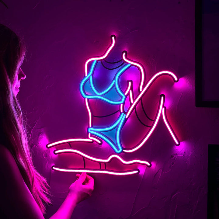 Femme Fatale 2 - Neon Wall Art, | Hoagard.co