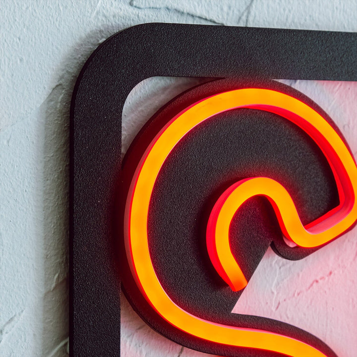 Savage - Neon Wall Art, | Hoagard