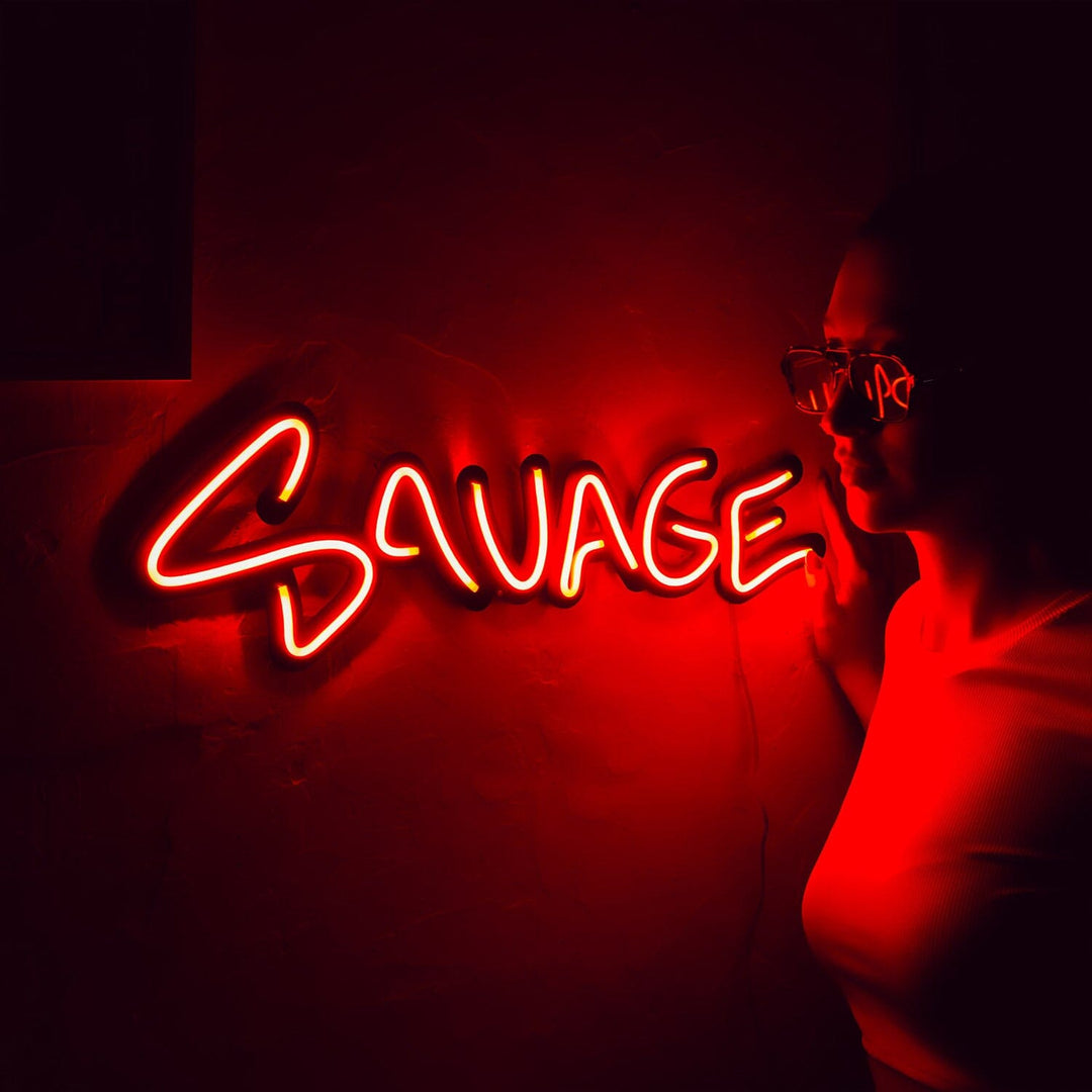 Savage M2 - Neon Wall Art, | Hoagard