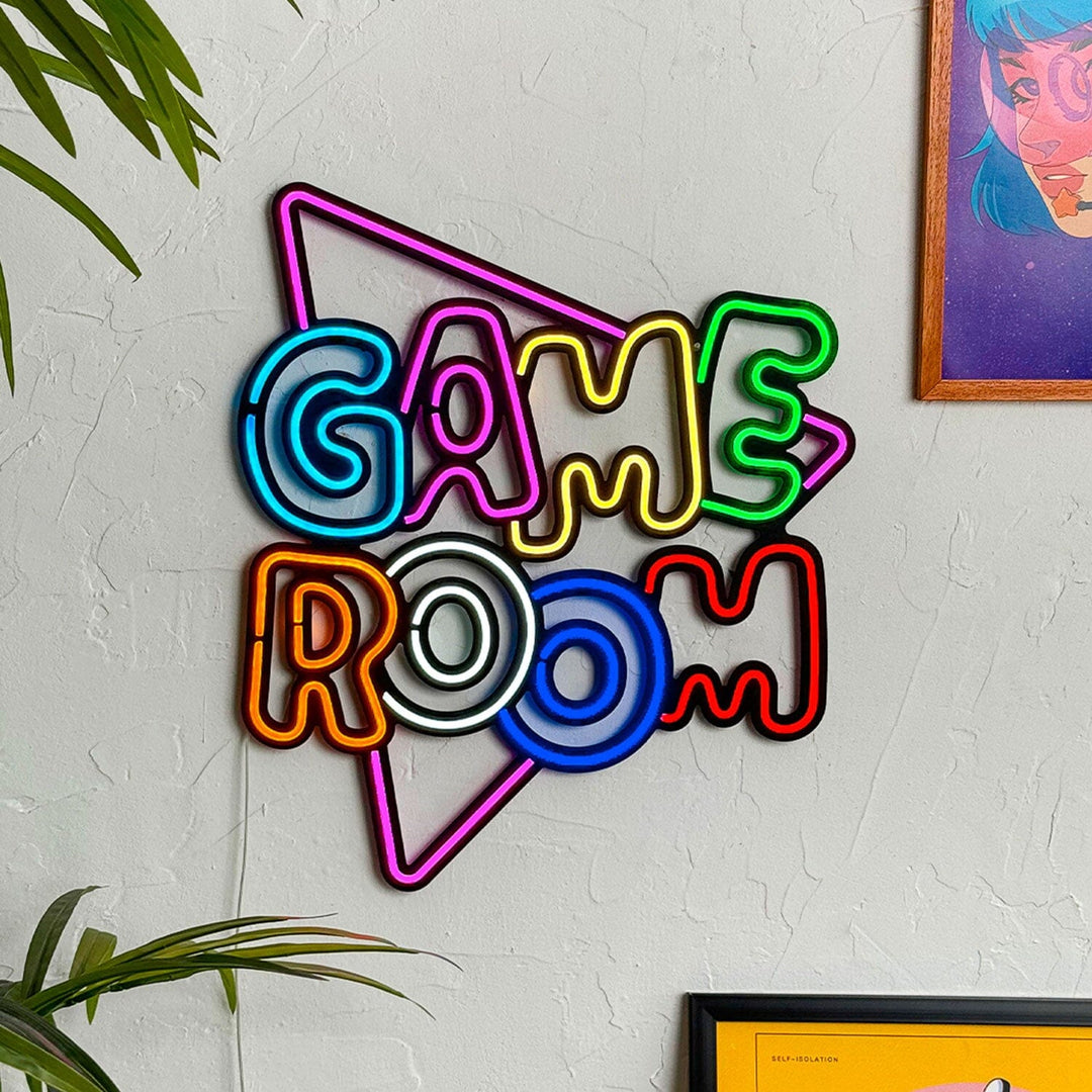 Game Room - Neon Wall Art, | Hoagard.co