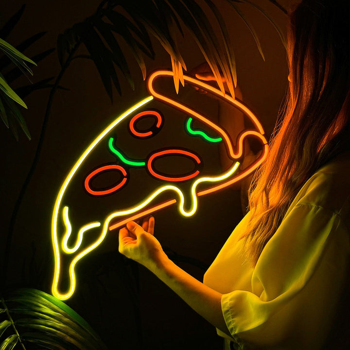 Pizza - Neon Wall Art, | Hoagard.co