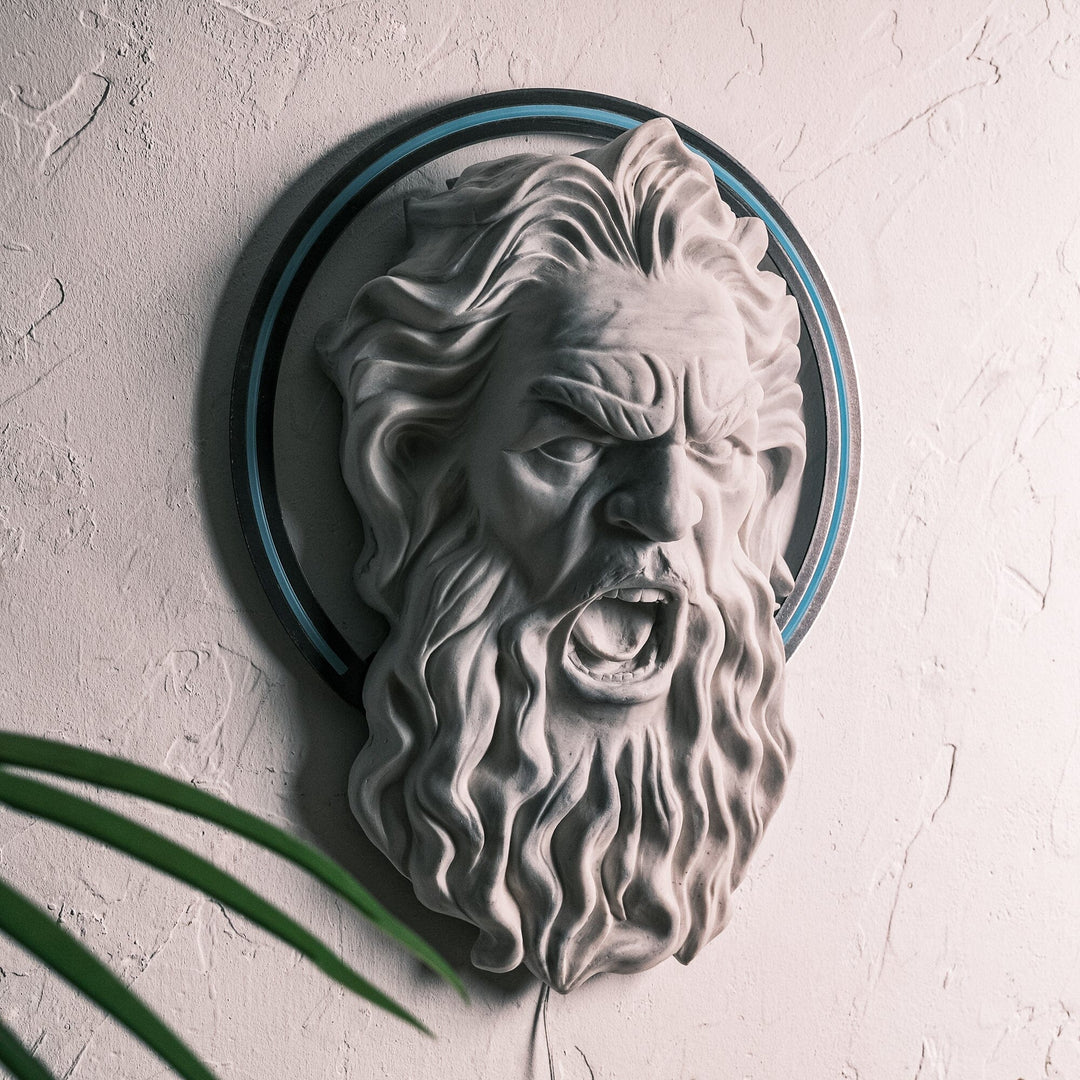 Zeus Blue - Neon Wall Art, | Hoagard.co