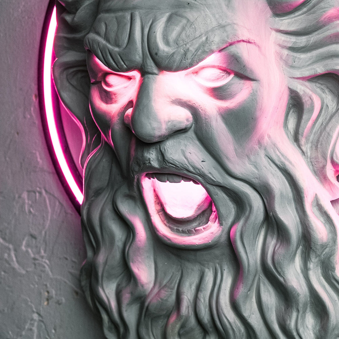 Zeus II - Neon Wall Art, | Hoagard.co