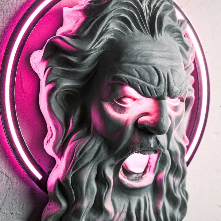 Zeus II - Neon Wall Art, | Hoagard.co