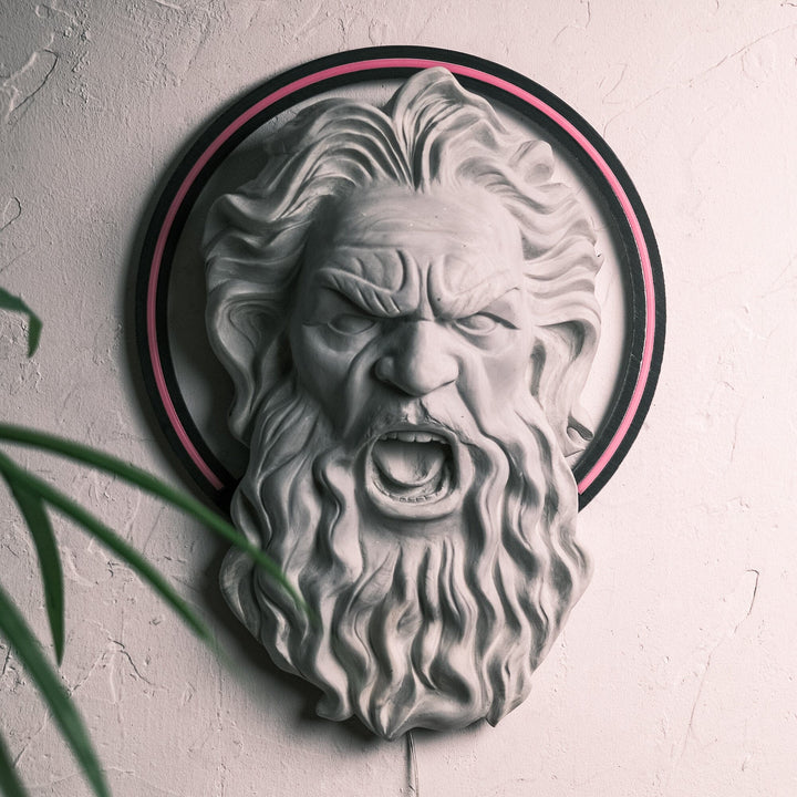 Zeus II - Neon Wall Art, | Hoagard.co