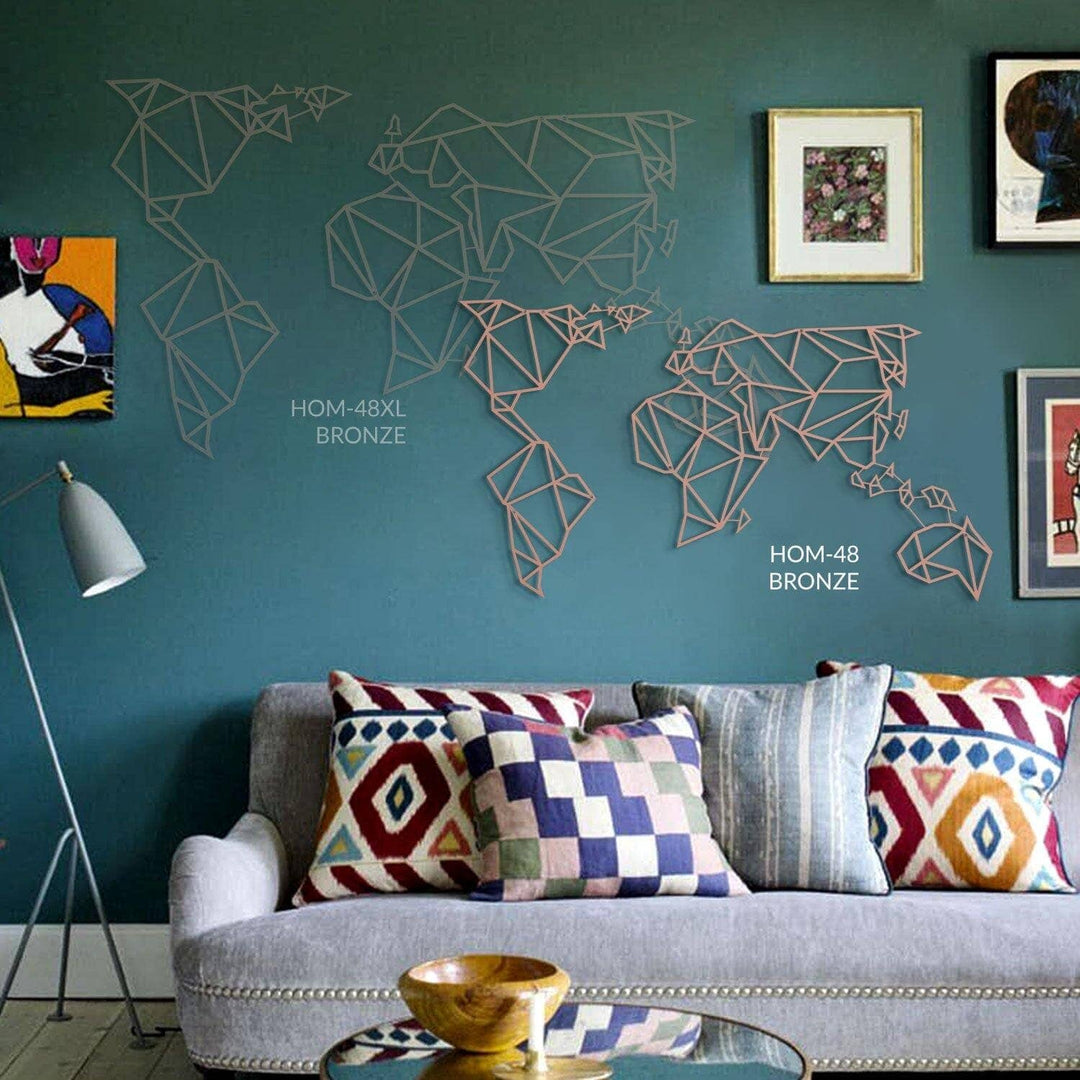 World Map - World Map Wall Decor, | Hoagard