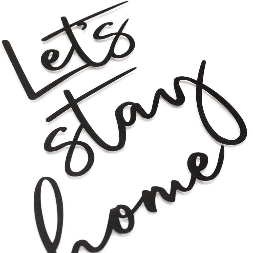 Let's Stay Home, Living Room Wall Decor, Hoagard, , , - Hoagard